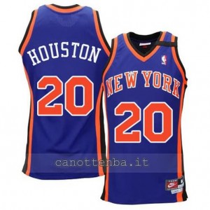 Canotta allan houston #20 new york knicks hwc throwback blu