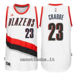 Canotta allen crabbe #23 portland trail blazers 2014-2015 bianca