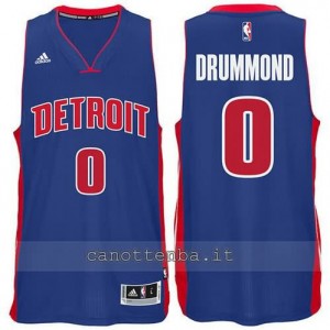 Canotta andre drummond #0 detroit pistons blu