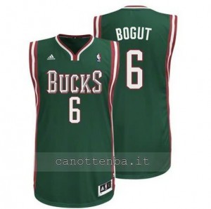 Canotta andrew bogut #6 milwaukee bucks revolution 30 verde