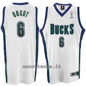 Canotta andrew bogut #8 milwaukee bucks bianca