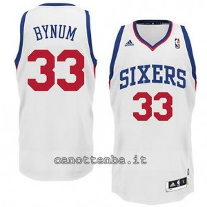 Canotta andrew bynum #33 philadelphia 76ers revolution 30 bianca