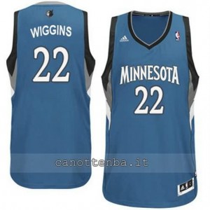 Canotta andrew wiggins #22 minnesota timberwolves revolution 30 blu