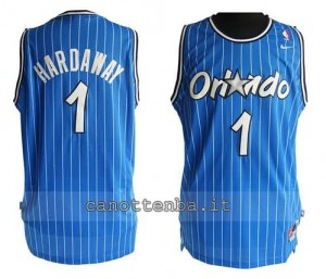 Canotta anfernee hardaway #1 orlando magic soul blu