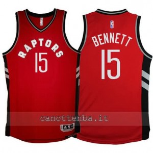 Canotta anthony bennett #15 toronto raptors 2015-2016 rosso