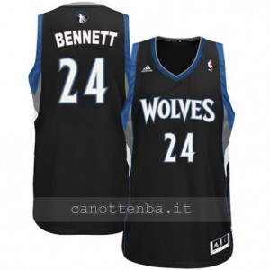 Canotta anthony bennett #24 minnesota timberwolves revolution 30 nero