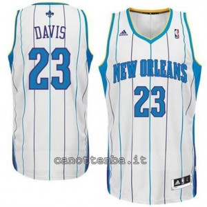 Canotta anthony davis #23 new orleans hornets revolution 30 bianca