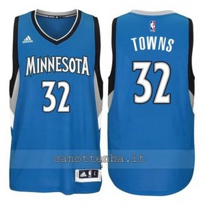 Canotta anthony towns #32 minnesota timberwolves blu