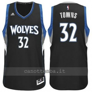 Canotta anthony towns #32 minnesota timberwolves nero