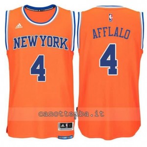 Canotta arron afflalo #4 new york knicks 2015 swingman arancia
