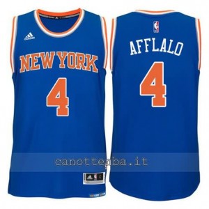 Canotta arron afflalo #4 new york knicks 2015 swingman blu