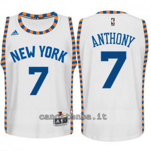 Canotta bambino new york knicks carmelo anthony #7 bianca