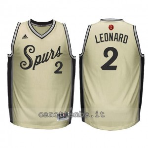 Canotta bambino san antonio spurs kawhi leonard #2 natale 2015