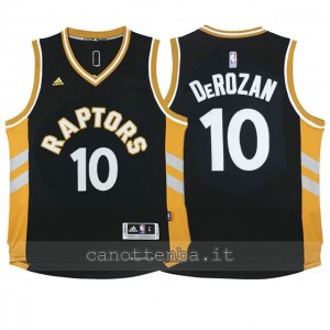 Canotta bambino toronto raptors DeMar DeRozan #10 2015-2016 nero