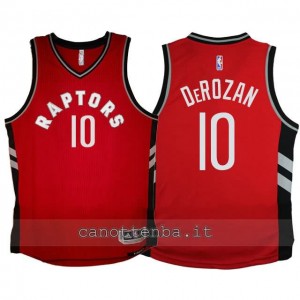 Canotta bambino toronto raptors DeMar DeRozan #10 2015-2016 rosso