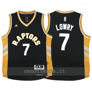 Canotta bambino toronto raptors kyle lowry #7 2015-2016 nero