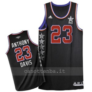 canotta nba anthony davis #23 nba all star 2015 nero