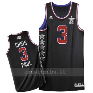 canotta nba chris paul #3 nba all star 2015 nero