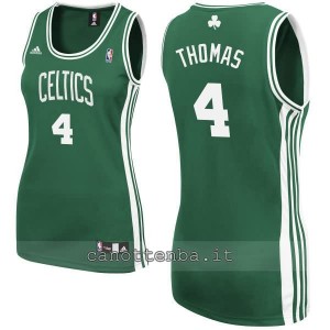 canotta nba donna boston celtics isaiah thomas #4 verde