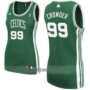 canotta nba donna boston celtics jae crowder #99 verde