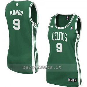 canotta nba donna boston celtics rajon rondo #9 verde