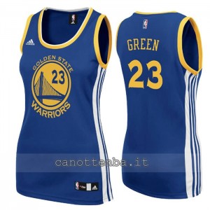 canotta nba donna draymond green #23 golden state warriors blu