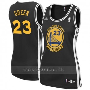 canotta nba donna draymond green #23 golden state warriors nero