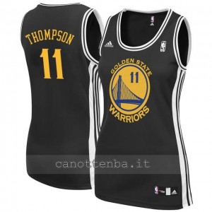 canotta nba donna klay thompson #11 golden state warriors nero