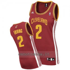 canotta nba donna kyrie irving #2 cleveland cavaliers rosso