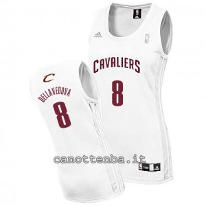 canotta nba donna matthew dellavedova #8 cleveland cavaliers bianca