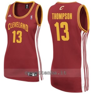 canotta nba donna tristan thompson #13 cleveland cavaliers rosso