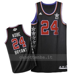 canotta nba kobe bryant #24 nba all star 2015 nero