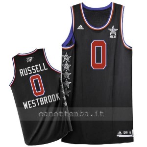 canotta nba russell westbrook #0 nba all star 2015 nero