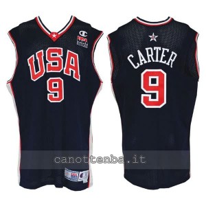 canotta nba vince carter #9 nba usa 2000 blu