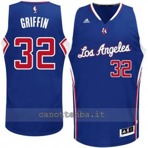 Canotta blake griffin #32 los angeles clippers 2014-2015 blu