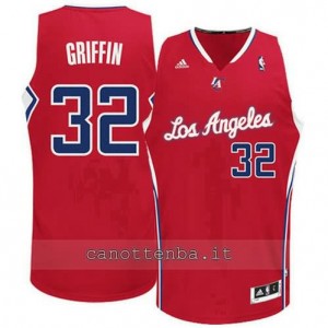 Canotta blake griffin #32 los angeles clippers revolution 30 rosso