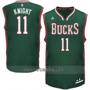 Canotta brandon knight #11 milwaukee bucks 2014-2015 verde