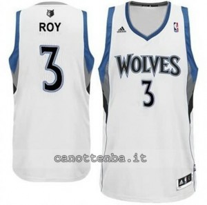 Canotta brandon roy #3 minnesota timberwolves revolution 30 bianca