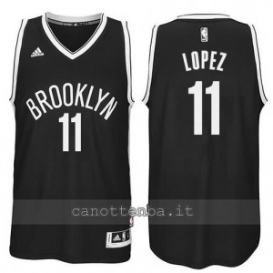 Canotta brook lopez #11 brooklyn nets revolution 30 nero