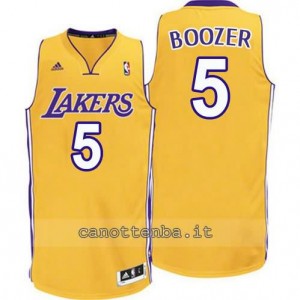 Canotta carlos boozer #5 los angeles lakers revolution 30 giallo