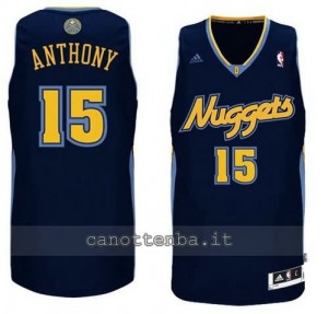 Canotta carmelo anthony #15 denver nuggets revolution 30 navy