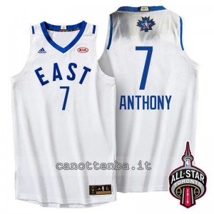 Canotta carmelo anthony #7 nba all star 2016 bianca