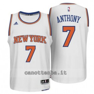 Canotta carmelo anthony #7 new york knicks 2014-2015 bianca