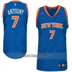 Canotta carmelo anthony #7 new york knicks leopard