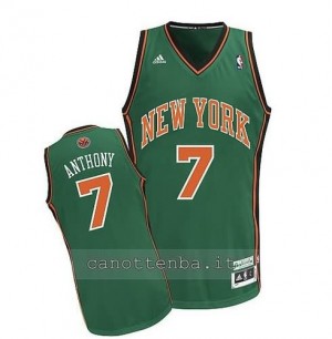 Canotta carmelo anthony #7 new york knicks verde