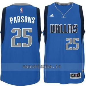 Canotta chandler parsons #25 dallas mavericks 2014-2015 blu