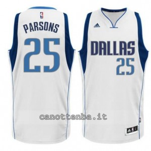 Canotta chandler parsons #25 dallas mavericks 2015 bianca