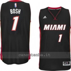 Canotta chris bosh #1 miami heat 2014-2015 nero