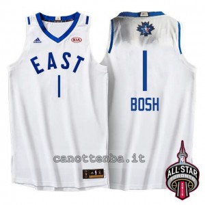 Canotta chris bosh #1 nba all star 2016 bianca