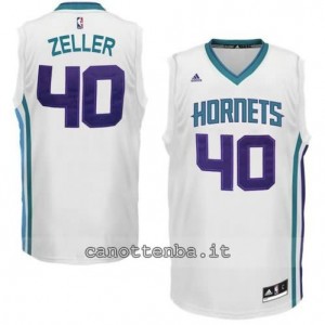 Canotta cody zeller #9 charlotte hornets revolution 30 bianca